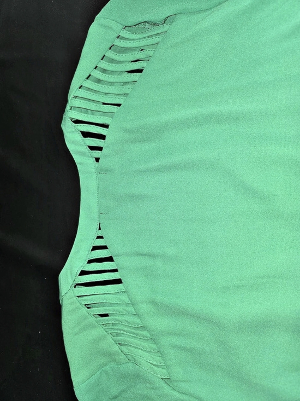 XOXO Mini Utility Dress in Green XL Like New - Picture 6 of 6